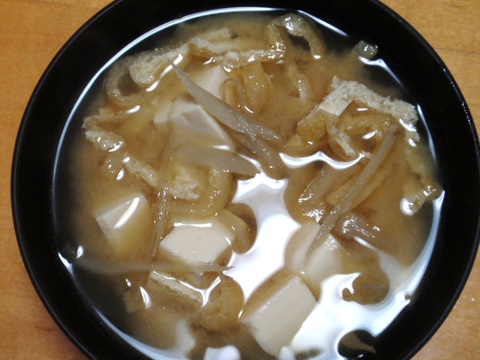 主人が最高に美味しい組み合わせという味噌汁☆